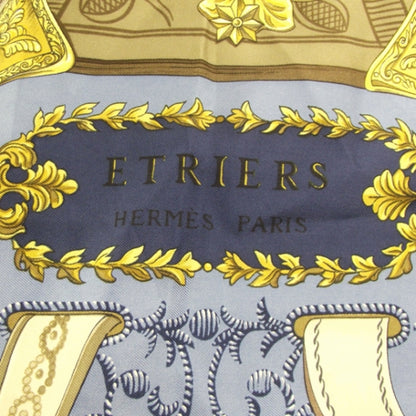 Hermes Silk Scarf Etriers Stirrups 3 of 6