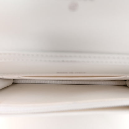 Chanel Calfskin Quilted Maxi Pearls Clutch With Chain White 5 of 12