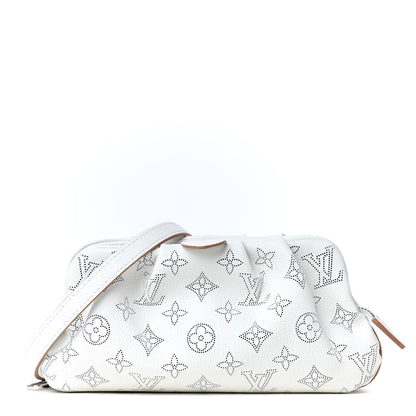 Louis Vuitton Mahina Scala Mini Pouch Snow White Arizona Beige 1 of 8