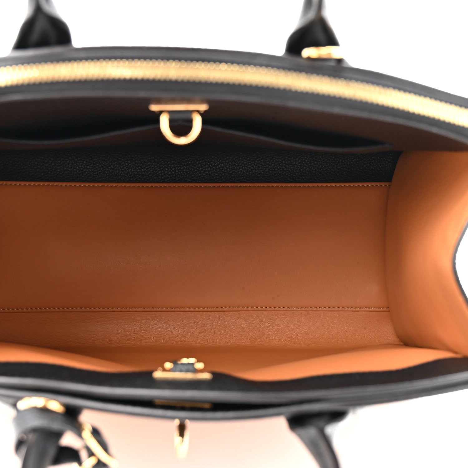 Louis Vuitton Taurillon City Steamer MM Black Camel 5 of 10