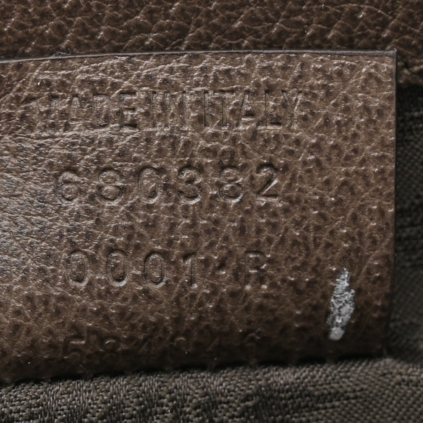 X BALENCIAGA BB Supreme Monogram Web Ophidia Wristlet Beige New Acero
