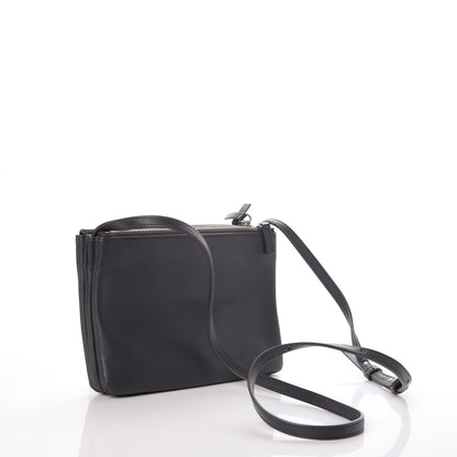 Celine Lambskin Small Trio Crossbody Bag Anthracite 3 of 9