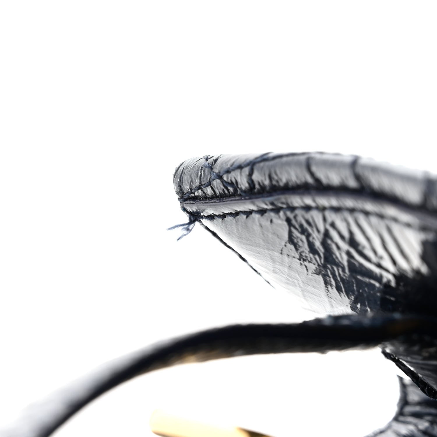 Christian Dior Ceramic Effect Deerskin Cannage Large Stardust Backpack Navy Blue 10 of 10