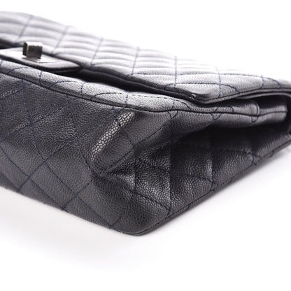 Chanel Caviar Quilted 2.55 Reissue 226 Flap Navy 6 of 9