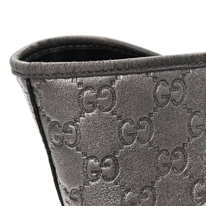 Gucci Metallic Guccissima Large Tote Dark Grey 14 of 15