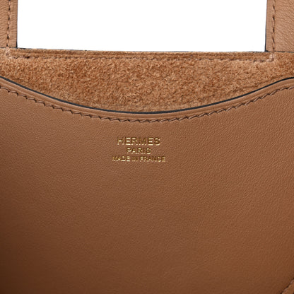 Hermes Taurillon Clemence Swift In-The-Loop 18 Bag Chai 6 of 8