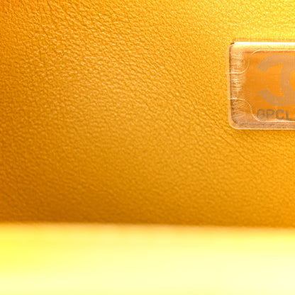 Chanel Lambskin Quilted Mini Top Handle Rectangular Flap Yellow 7 of 12
