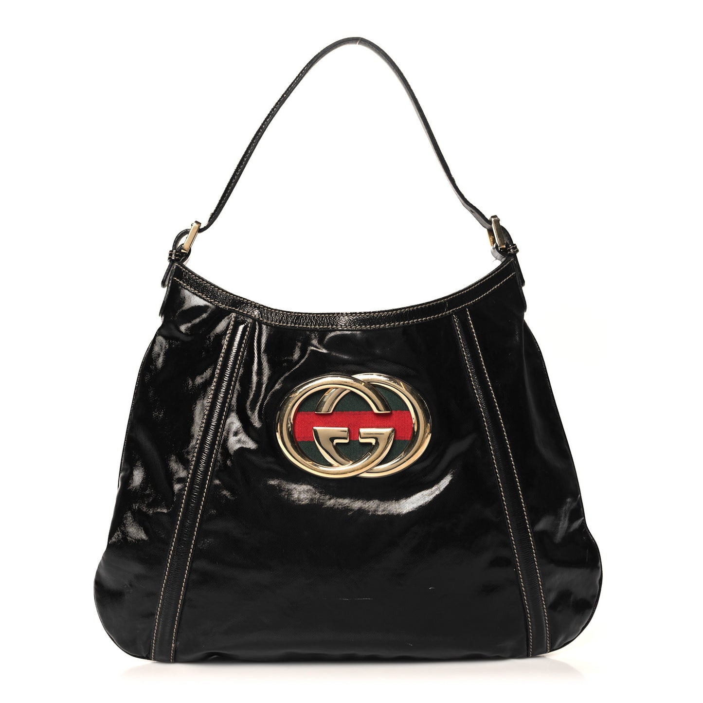 Dialux Medium Britt Shoulder Bag Black