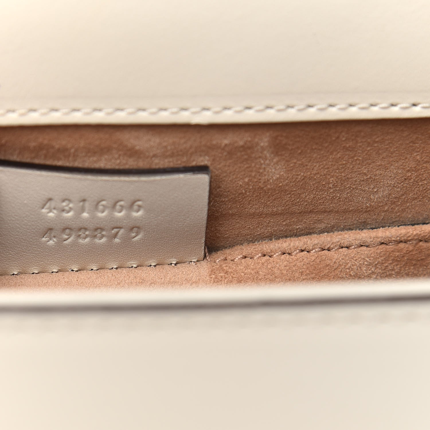 Gucci Calfskin Mini Sylvie Chain Shoulder Bag White 7 of 11