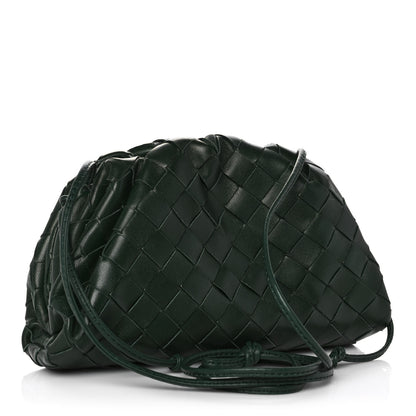 Bottega Veneta Nappa Intrecciato The Mini Pouch Bottle Green 3 of 10
