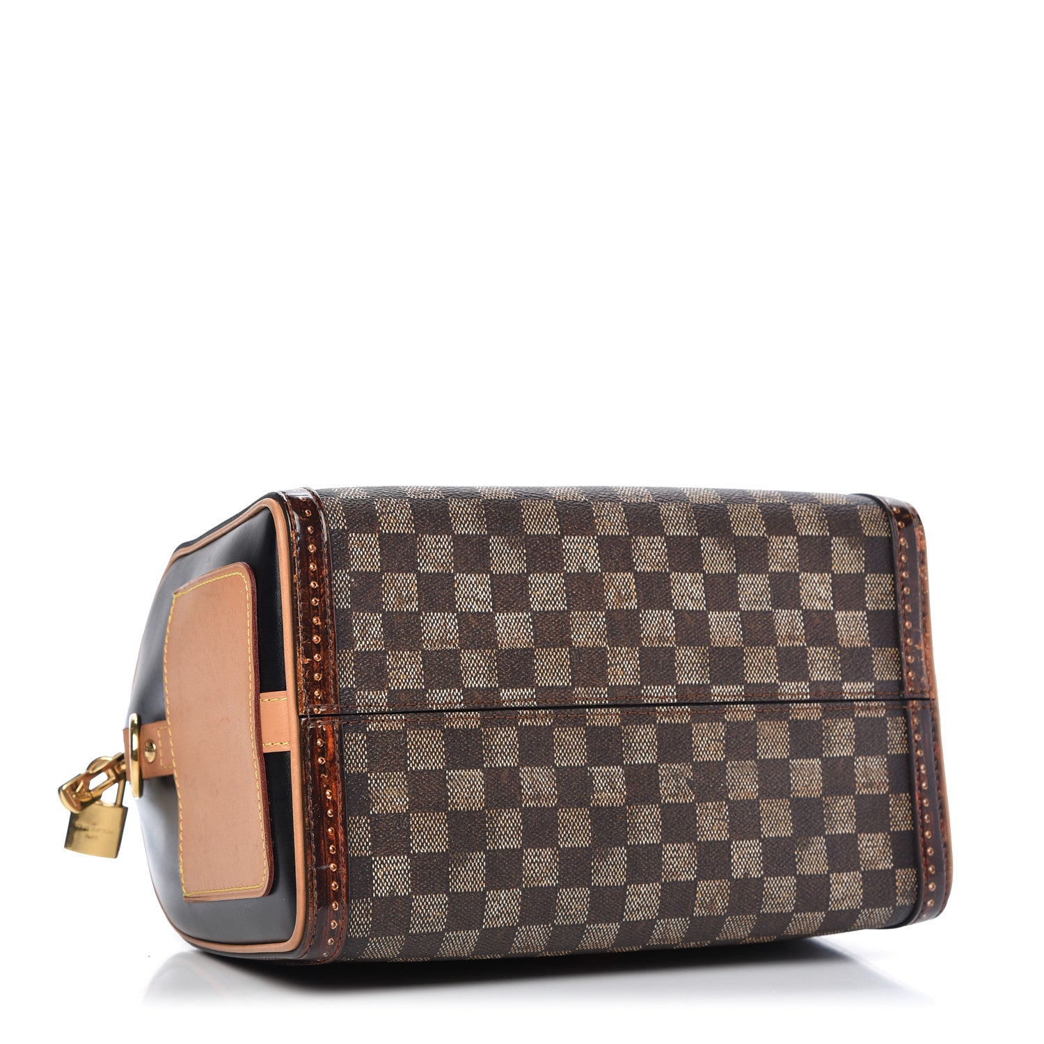 Louis Vuitton Transformed Damier Ebene Time Trunk Speedy Bandouliere 25 Black 4 of 10