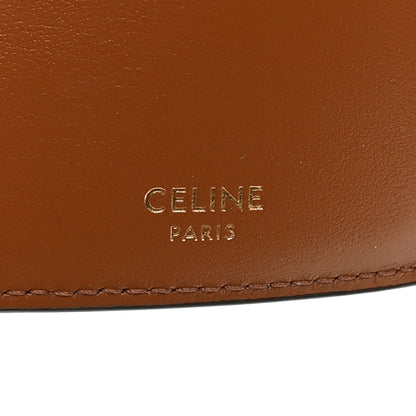 Celine Triomphe Canvas Fine Strap Wallet Nino Tan 6 of 9