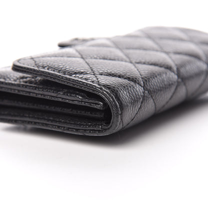 Chanel Caviar Quilted Small Flap Wallet Black 11 of 13