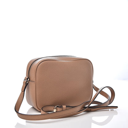Gucci Pebbled Calfskin Small Soho Disco Bag Rose Beige 2 of 9
