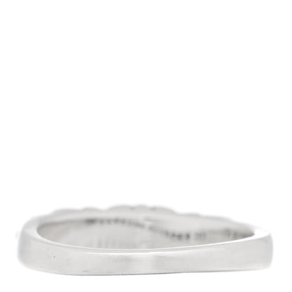 Chrome Hearts Sterling Silver Narrow Floral Cross Band Ring 60 9 3 of 4