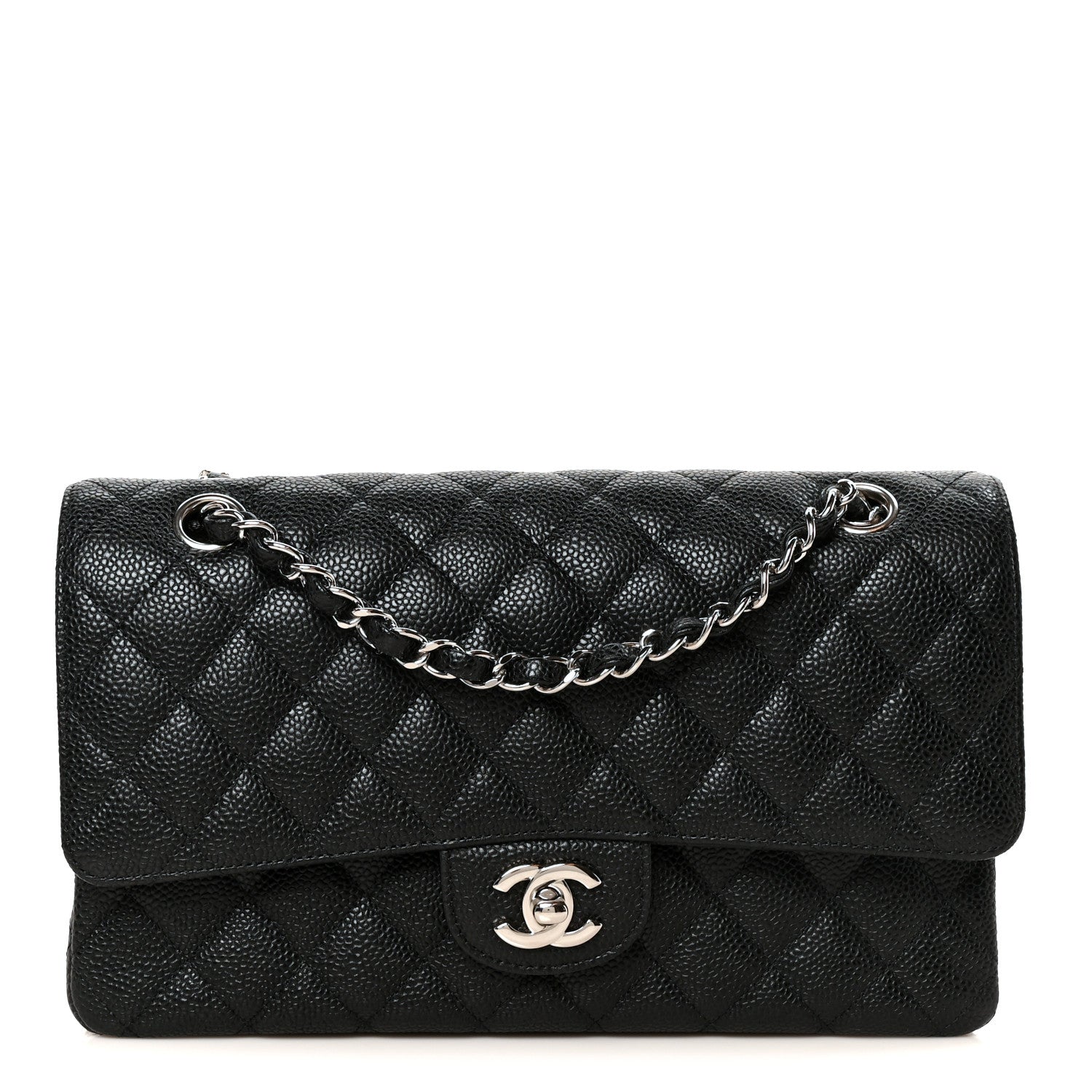 Chanel Caviar Quilted Medium Double Flap Black 1 of 11