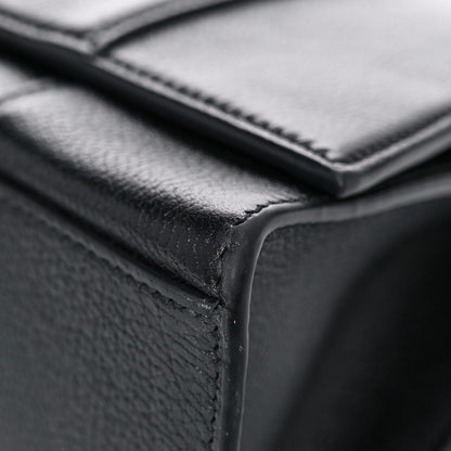 Balenciaga Grained Calfskin Medium Hourglass Top Handle Bag Black 9 of 17