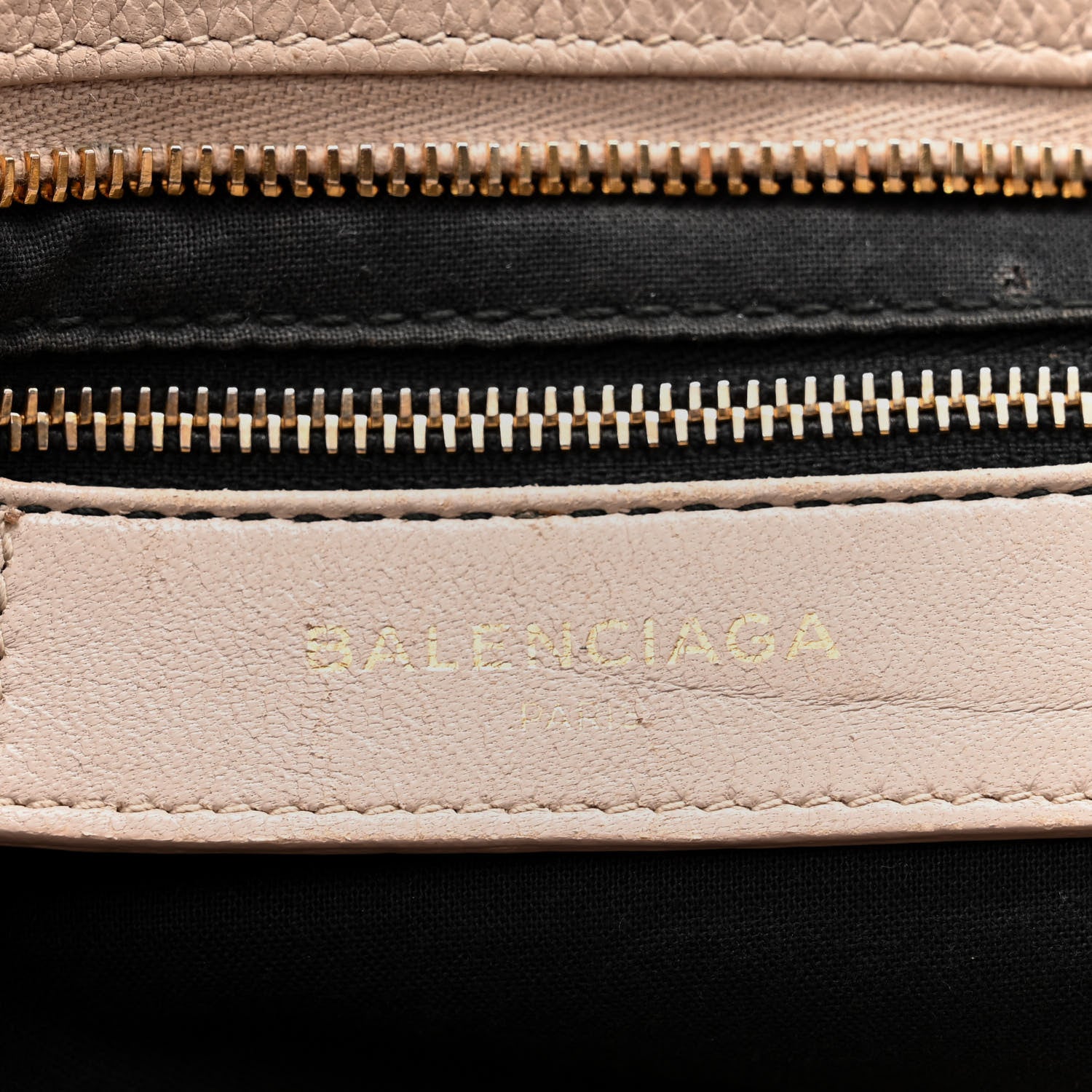 Balenciaga Chevre Gold Hardware Metallic Edge City Beige Praline 6 of 11