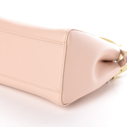 Fendi Nappa Colorblock Mini Peekaboo Iconic Satchel Plaster Banana Grigio Polvere 6 of 9