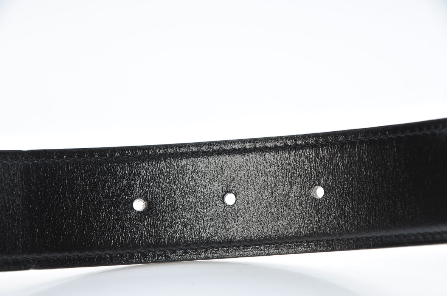Hermes Box Togo 32mm H Belt 115 Black Gold 9 of 10
