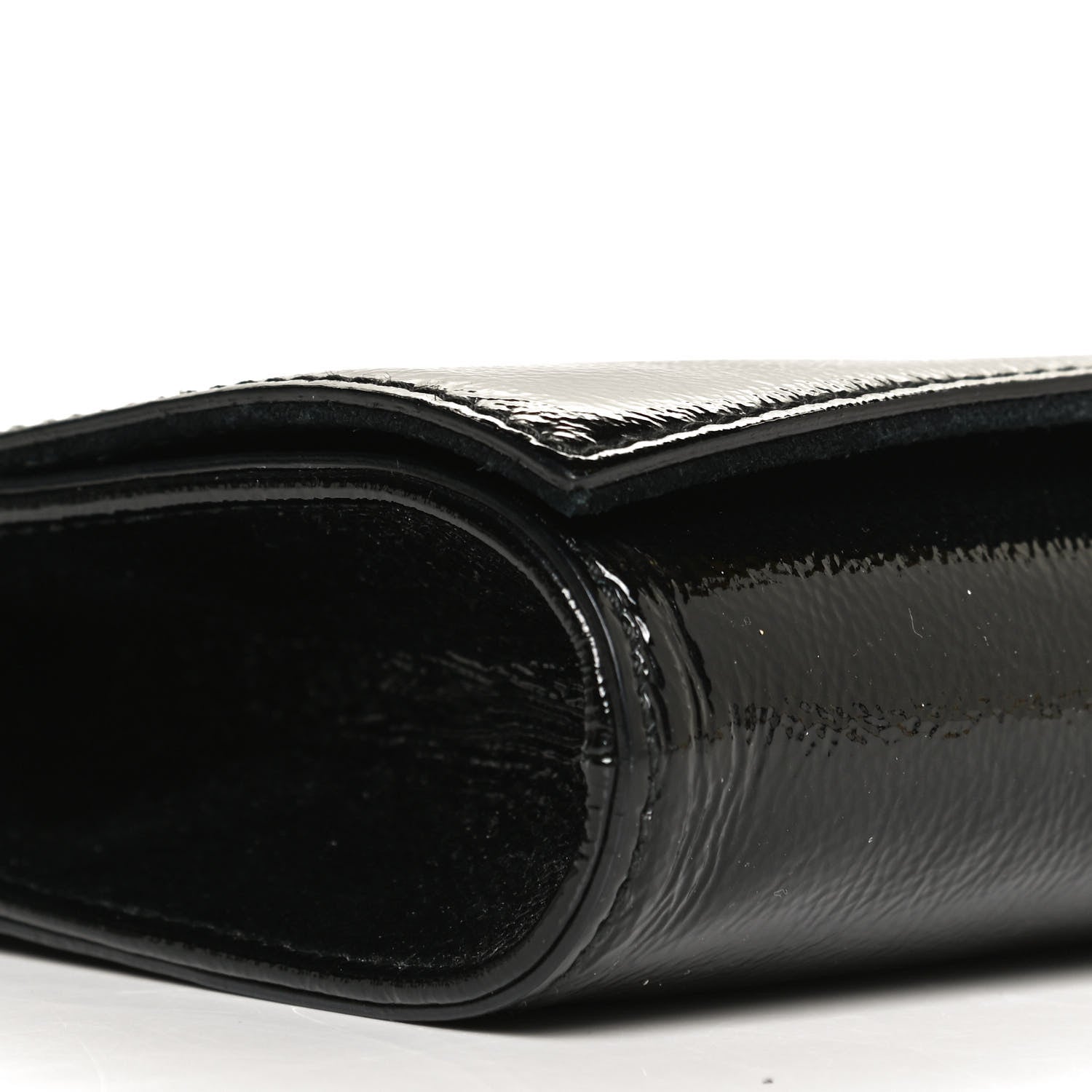 Gucci Soft Patent Medium Soho Clutch Black 9 of 13