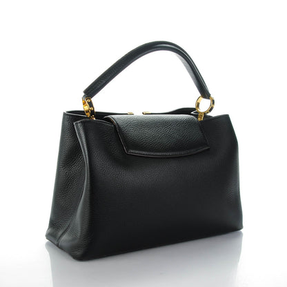 Louis Vuitton Taurillon Capucines MM Black 3 of 11