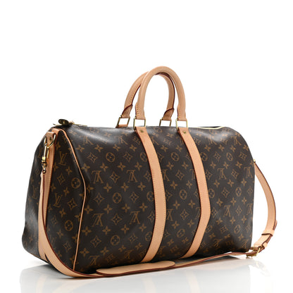 Louis Vuitton Monogram Keepall Bandouliere 45 3 of 11