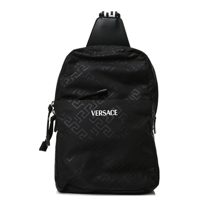 Versace Nylon Sling Bag Black 1 of 13
