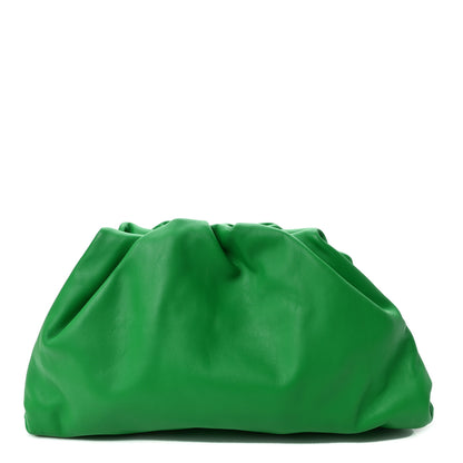 Bottega Veneta Smooth Butter Calf The Pouch Oversized Clutch Parakeet 1 of 7