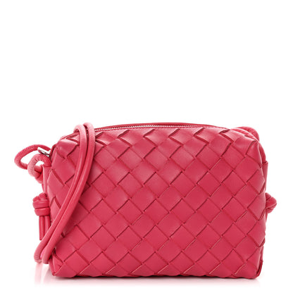 Bottega Veneta Nappa Intrecciato Mini Loop Camera Bag Cranberry 1 of 9