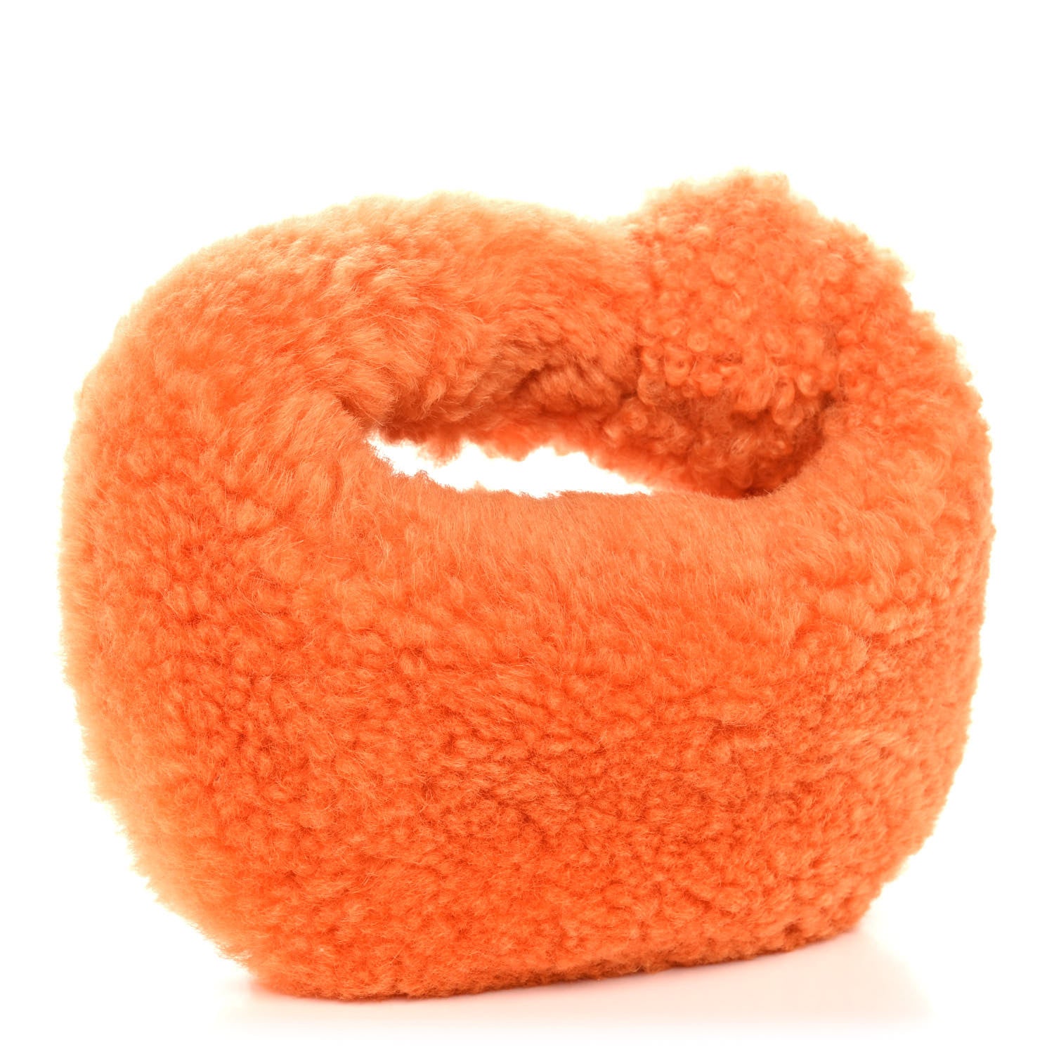 Bottega Veneta Shearling Mini Jodie Light Orange 3 of 11