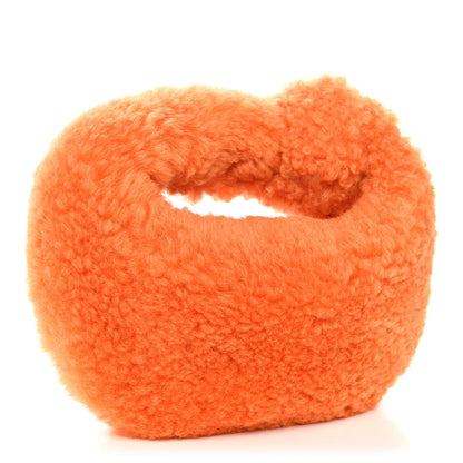Bottega Veneta Shearling Mini Jodie Light Orange 3 of 11