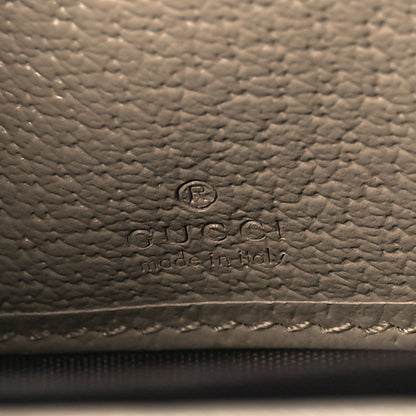 Gucci GG Supreme Monogram Textured Dollar Calfskin Web Ophidia Zip Around Wallet Beige Mystic White Oatmeal 6 of 10