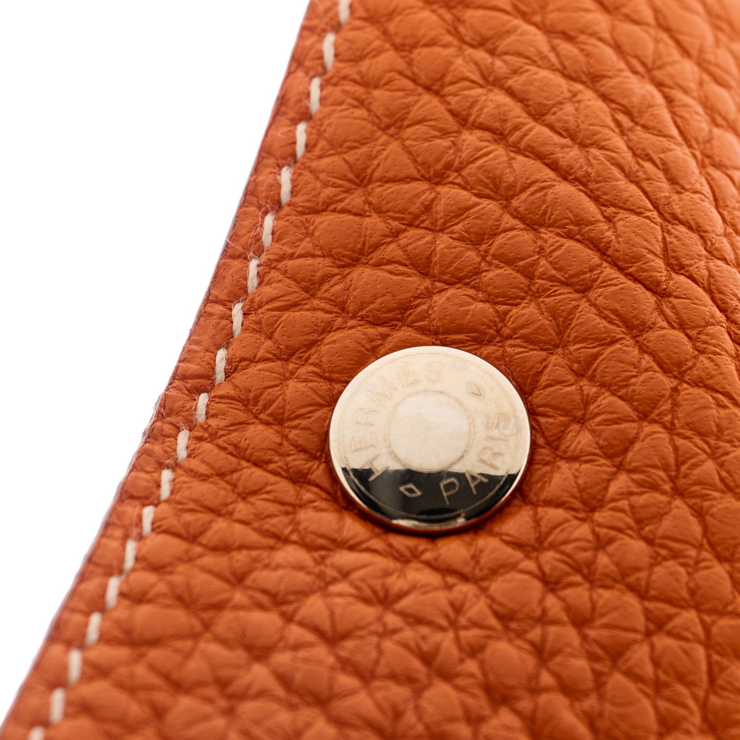 Taurillon Clemence Mises et Relances Change Tray Etoupe Orange