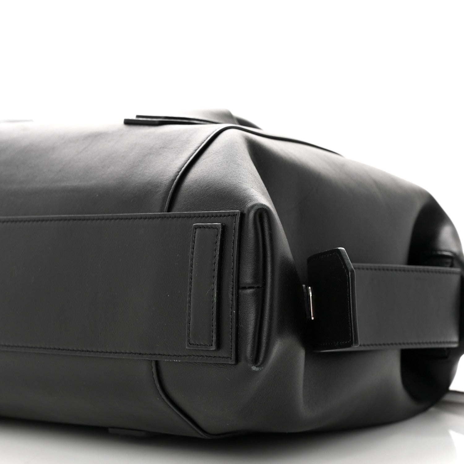 Givenchy Smooth Calfskin Medium Antigona Lock Duffle Bag Black 9 of 11