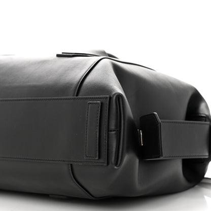 Givenchy Smooth Calfskin Medium Antigona Lock Duffle Bag Black 9 of 11