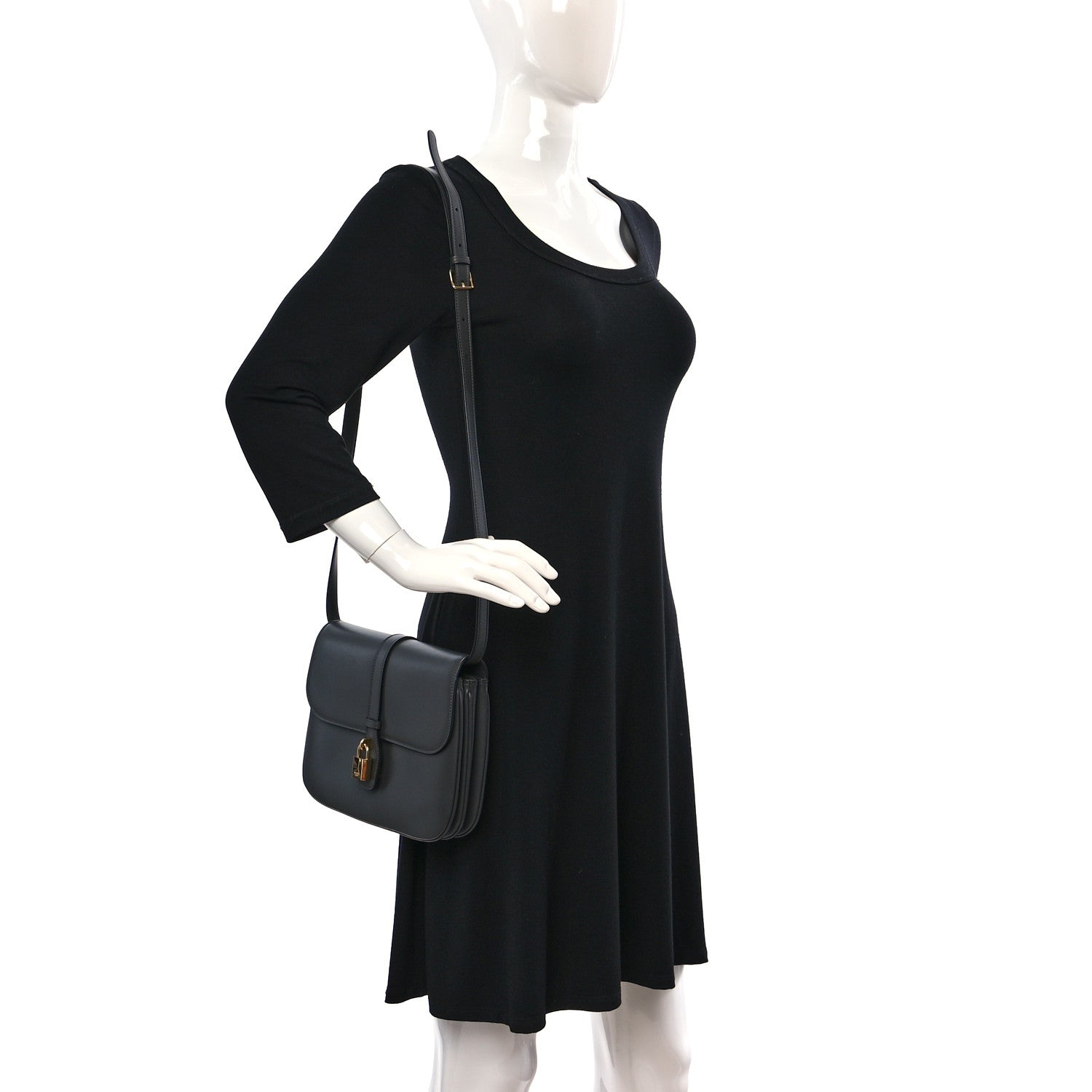 Celine Smooth Calfskin Medium Tabou Anthracite 2 of 10