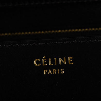 Celine Box Calfskin Medium Classic Box Flap Bag Black 6 of 7