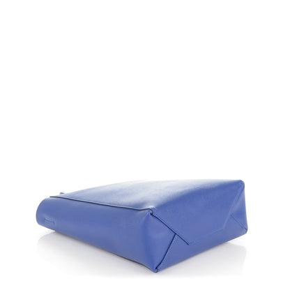 Celine Grained Calfskin Small Vertical Cabas Indigo 4 of 7