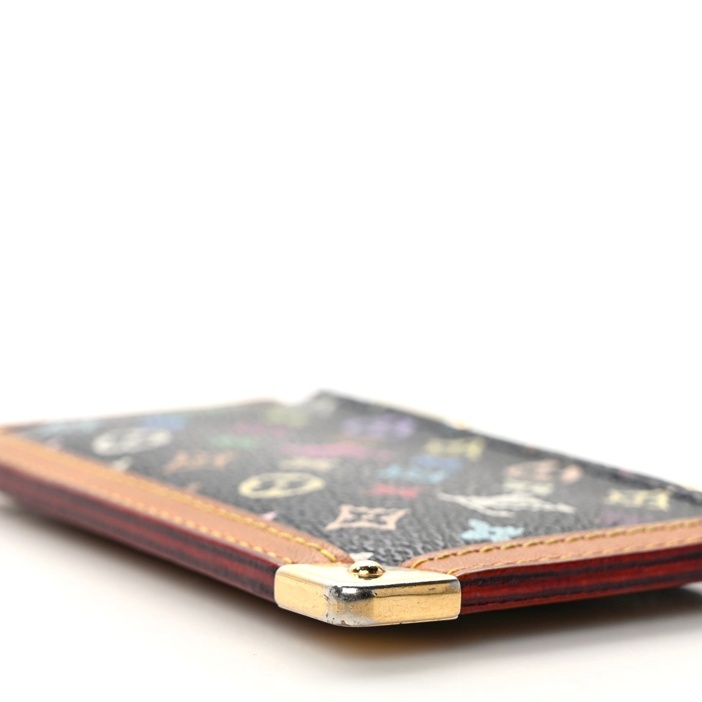 Monogram Multicolor Key Pouch Black