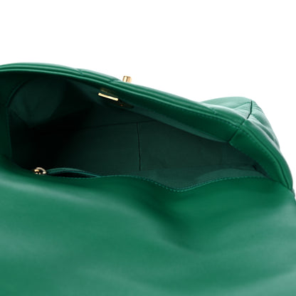 Chanel Lambskin Quilted Medium Chanel 19 Flap Green 5 of 9