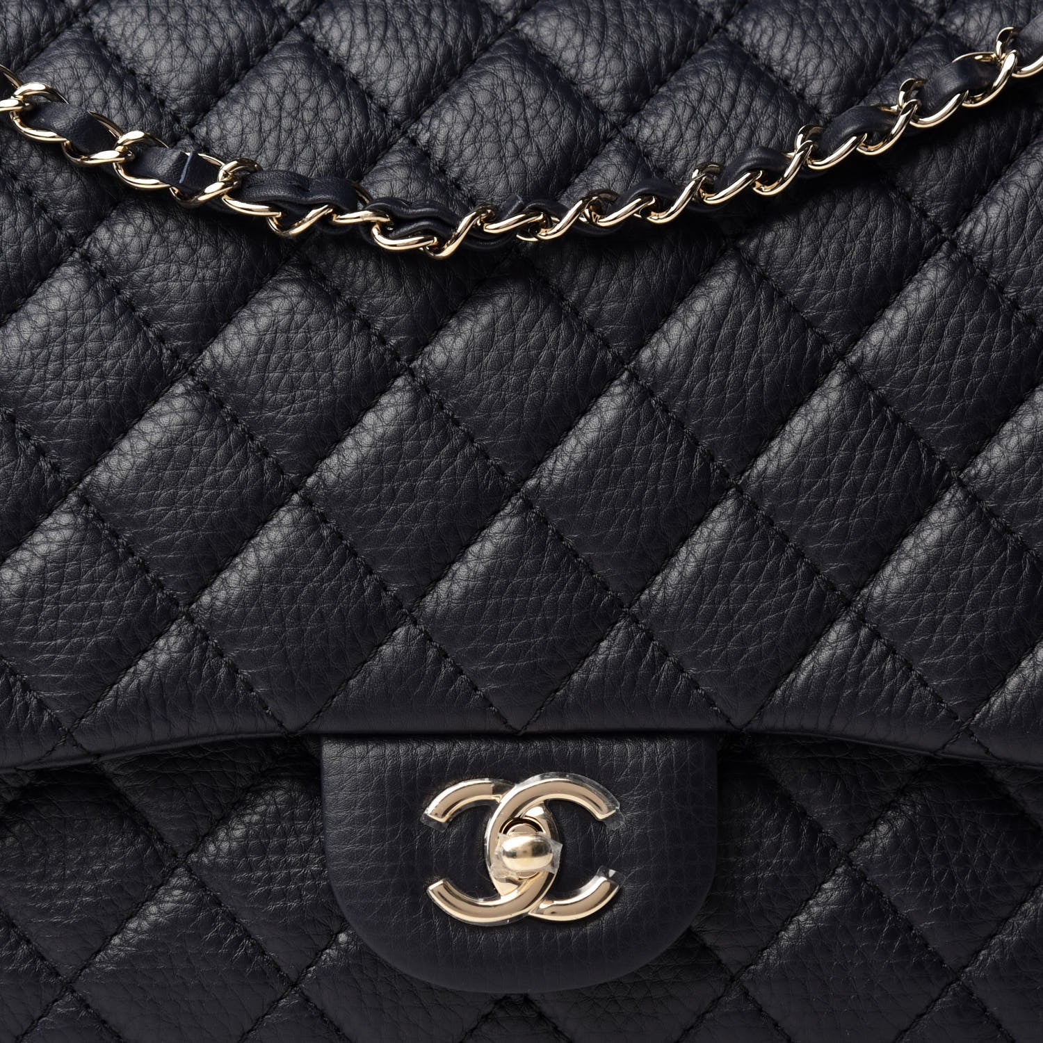 Chanel Calfskin Quilted Small XXL Travel Flap Bag Navy 10 of 11