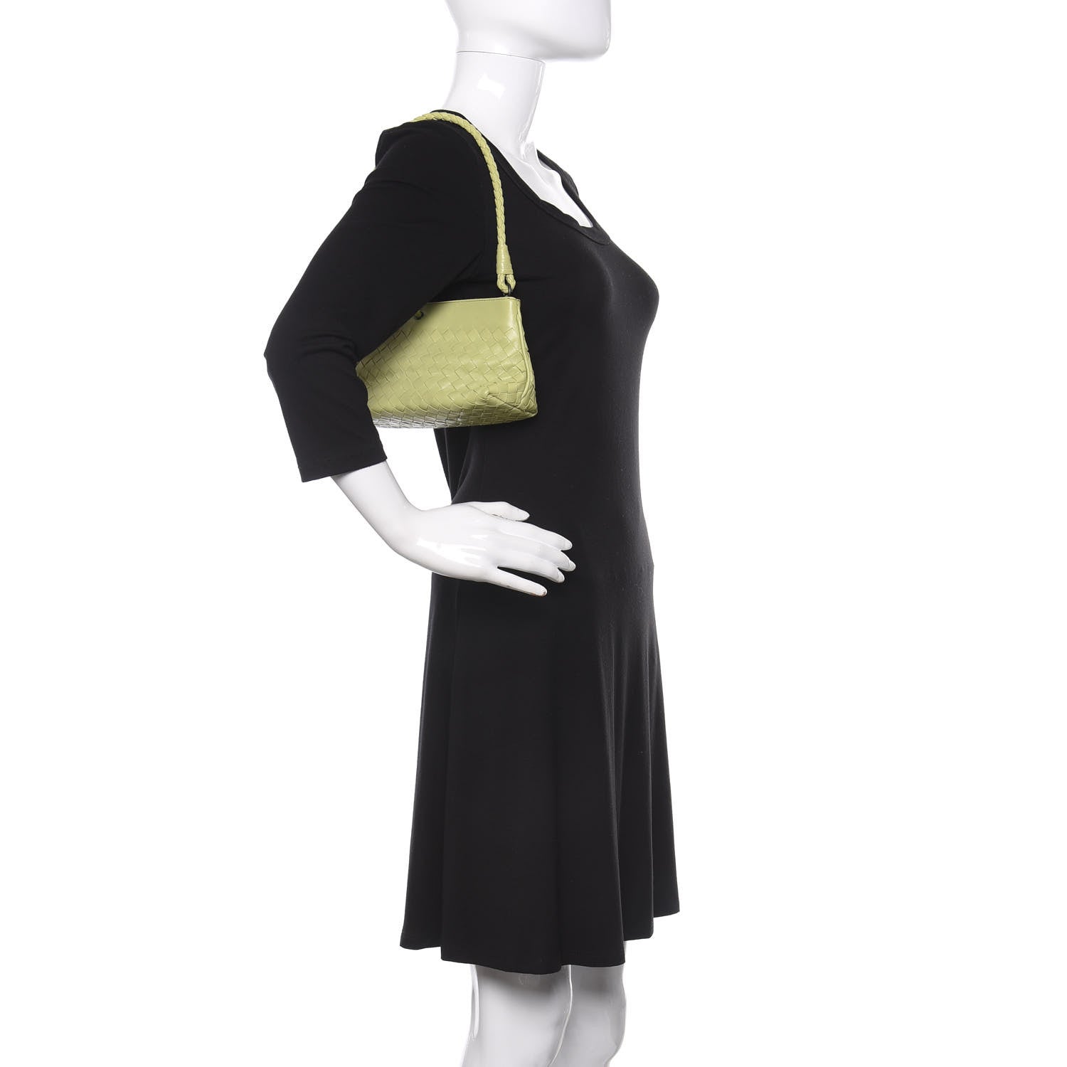 Bottega Veneta Nappa Intrecciato Mini Shoulder Bag Green 2 of 11