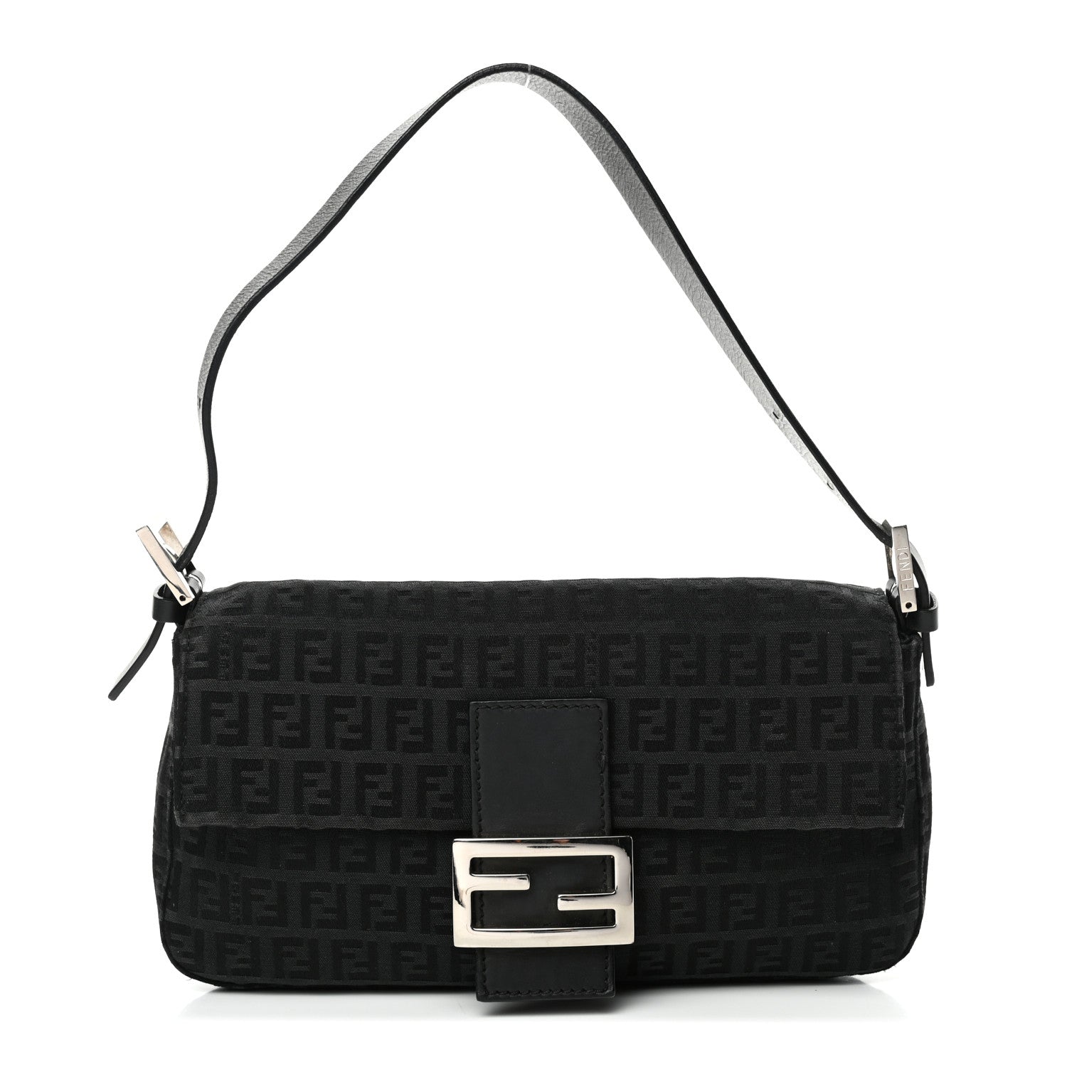 Fendi Zucchino Baguette Black 1 of 4