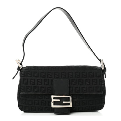 Fendi Zucchino Baguette Black 1 of 4