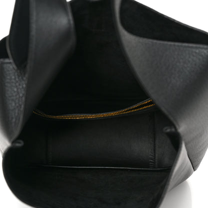 Saint Laurent Smooth Calfskin Large Le 5 A 7 Soft Hobo Black 5 of 9