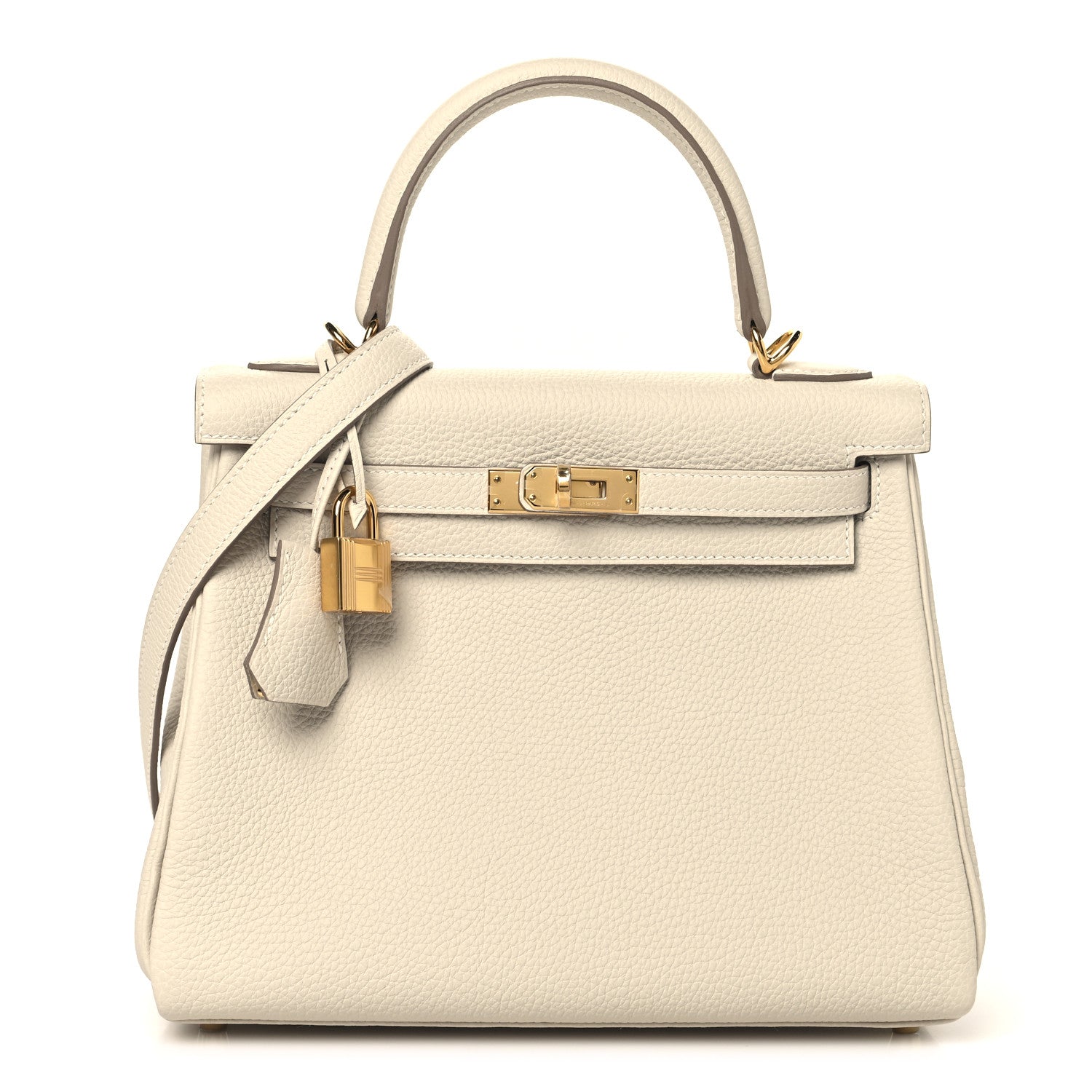Hermes Togo Kelly Retourne 25 Craie 1 of 13