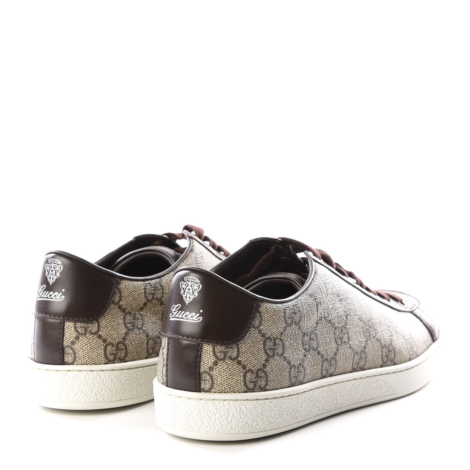 Gucci GG Supreme Monogram Womens Tessuto Sneakers 39.5 Ebony 4 of 9