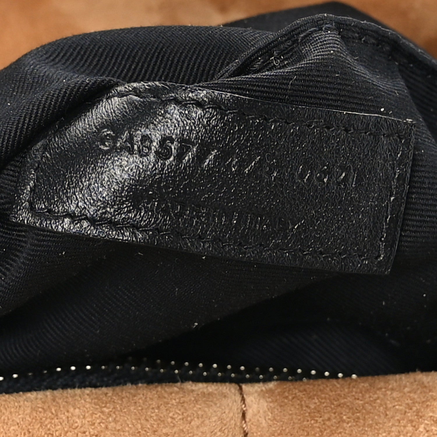 Saint Laurent Suede Calfskin Quilted Small Loulou Puffer Monogram Chain Satchel Cinnamon 7 of 9