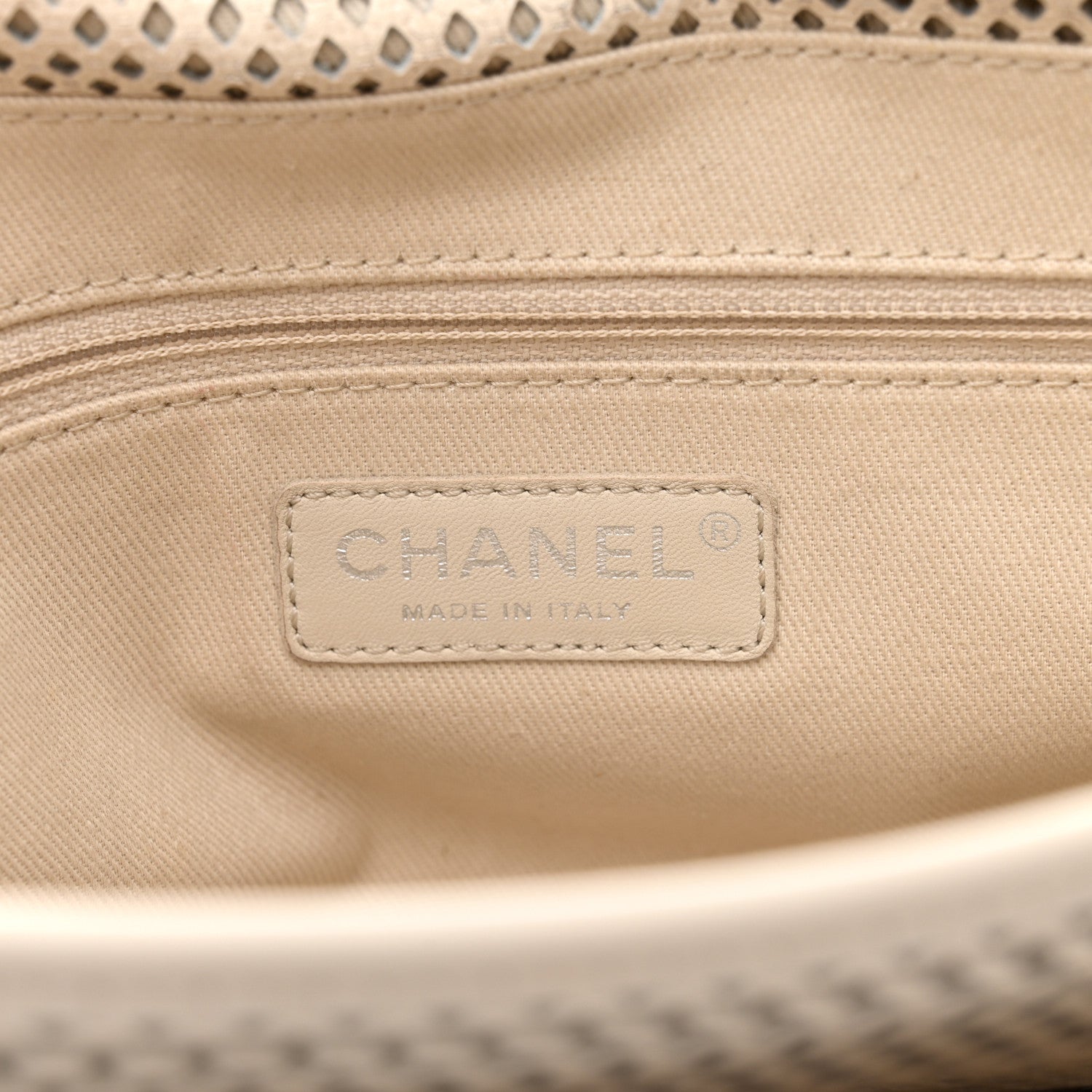 Chanel Perforated Calfskin Up In The Air Flap White 5 of 12